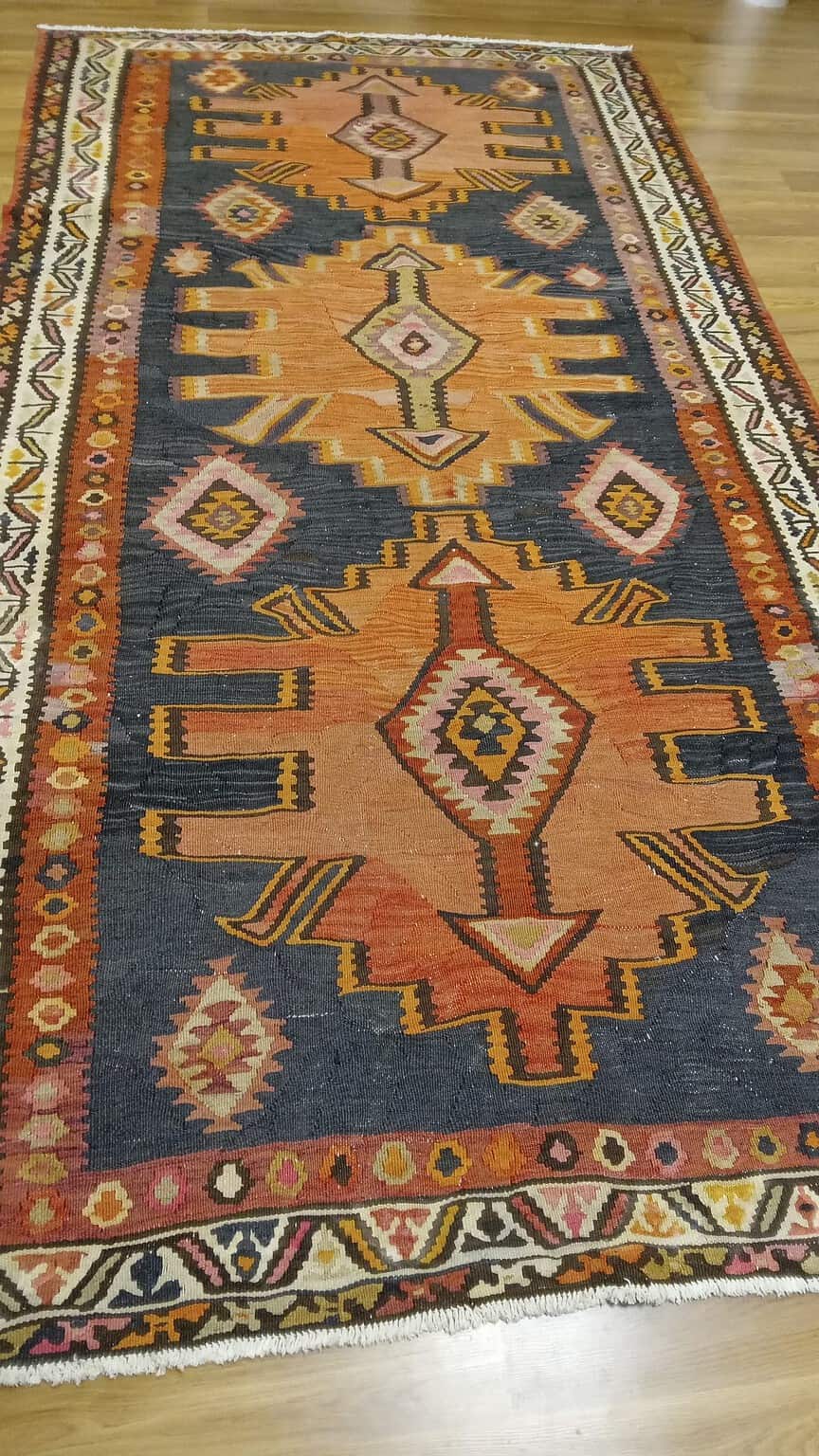 Vintage Kurdish Kilim - 295x155cm - Image 2