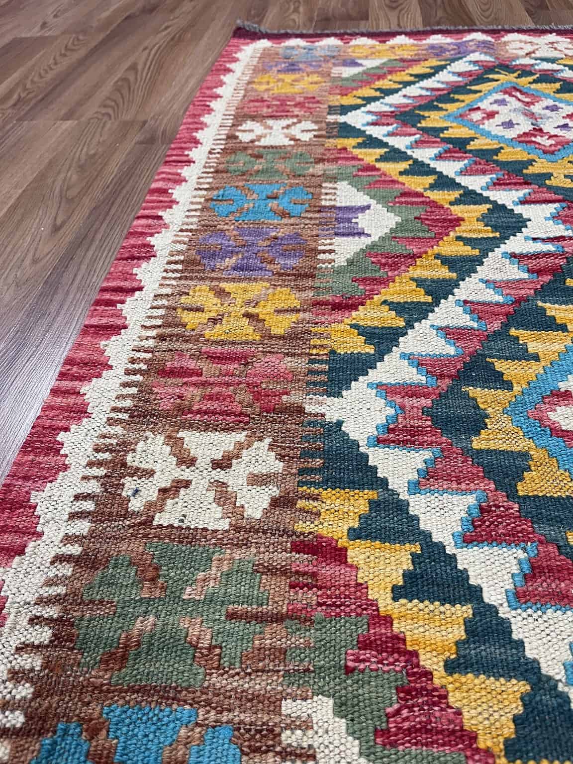 Afghan Kilim - 127x85cm - Image 4